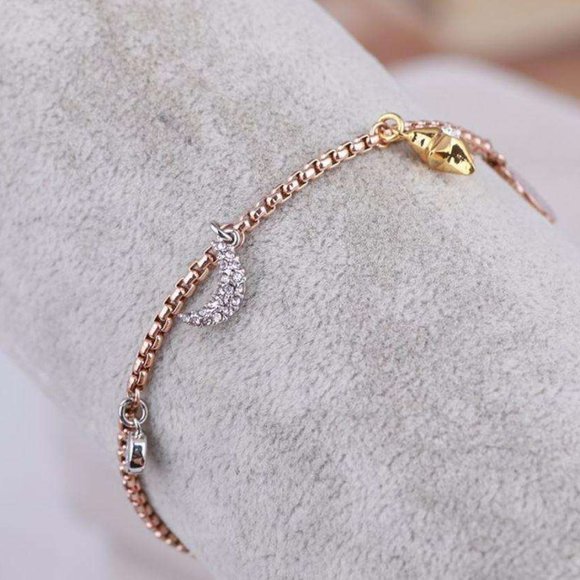 Michael Kors Tri-Tone Crystal Celestial Bracelet - Picture 8 of 11